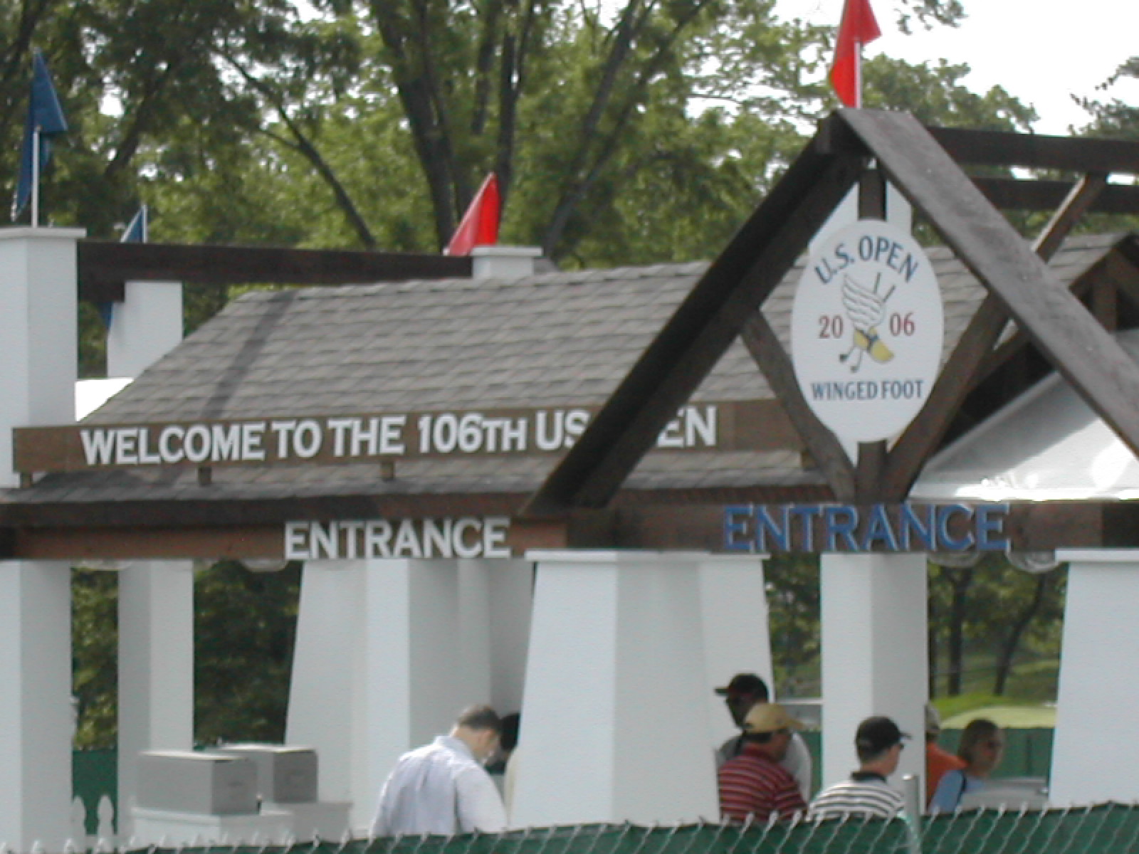 Winged Foot entrance